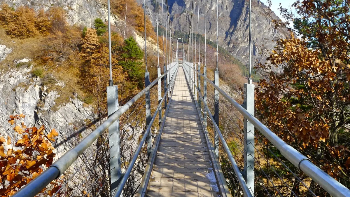 Passerelle à Farinet